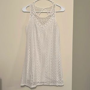 Open back lace dress